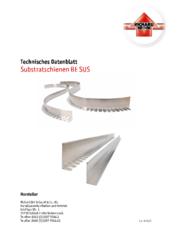 Download: Substratschiene BE SUS