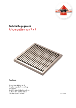 Download: Afvoerputten 7x7
