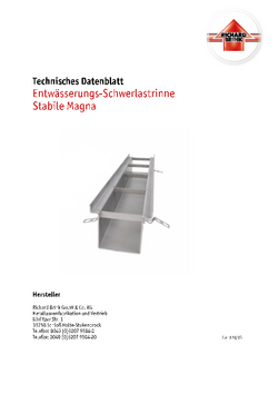 Download: Entwässerungsrinne Stabile Magna