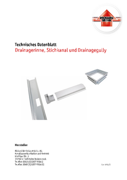 Download: Stichkanal mit Drainagegully