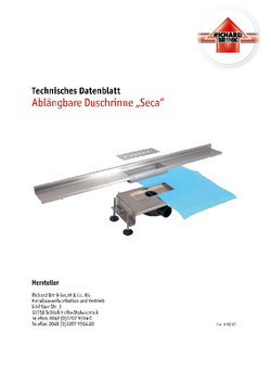 Download: Duschrinne Seca