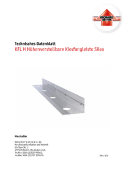 Download: Kiesfangleiste Silex höhenverstellbar
