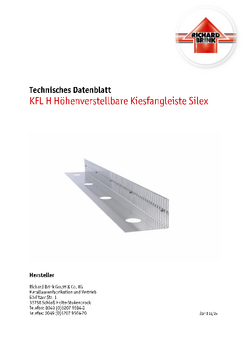 Download: Kiesfangleiste Silex höhenverstellbar