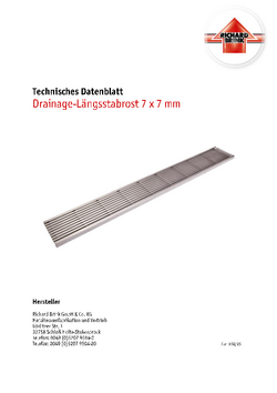 Download: Längsstabrost 7x7mm DRR