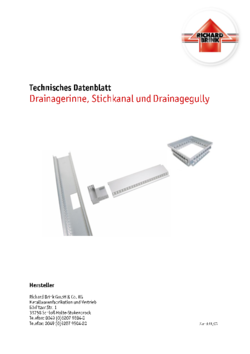 Download: Stichkanal mit Drainagegully