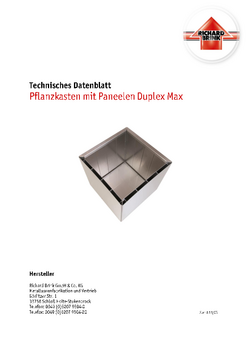 Download: Pflanzkästen mit Paneelen