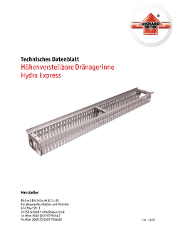 Download: Drainagerinne Hydra Express