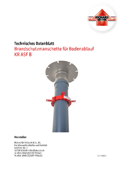 Download: Brandschutzmanschette für Bodenablauf