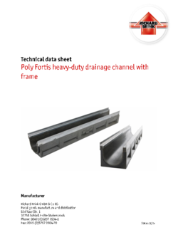 Download: Poly-Fortis polymer concrete channel