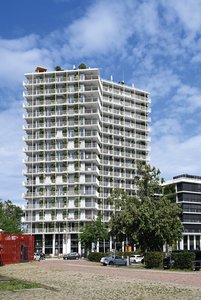 The completed Green City Tower is the result of excellent cooperation between all project participants and is a shining example of sustainable, forward-looking city planning.   Photo: Richard Brink GmbH & Co. KG