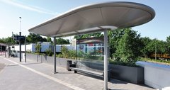 The new central bus station in Gelsenkirchen offers passengers and passers-by an accessible, easy-to-navigate, comfortable space.