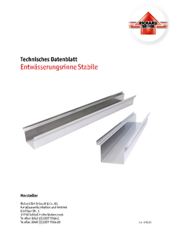 Download: Entwässerungsrinne Stabile