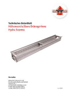 Download: Drainagerinne Hydra Express