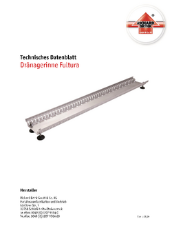 Download: Drainagerinne Fultura