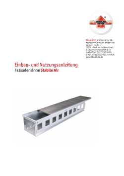 Download: Drainagerinne Stabile Air