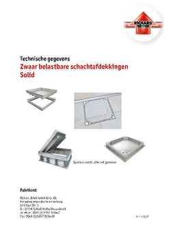 Download: Zwaar belastbare schachtafdekkingen