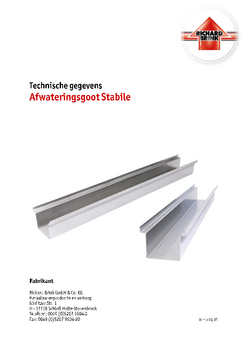 Download: Afwateringsgoot Stabile
