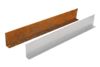 Vorschaubild: Gerade Variante der Rasenkanten aus Cortenstahl, Edelstahl oder Aluminium von Richard Brink