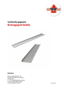 Download: Drainagegoot Stabile 21,5