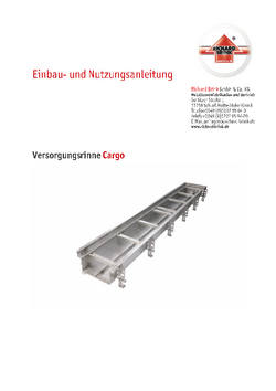 Download: Versorgungsrinne Cargo