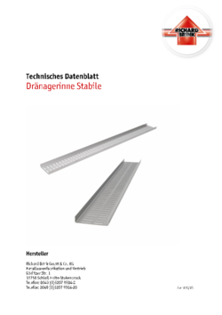 Download: Drainagerinne Stabile 21,5 mm