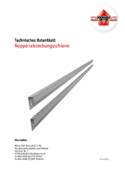 Download: Noppenbahn-Abdeckungsschiene