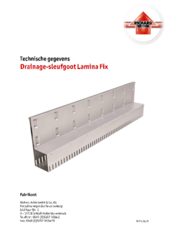 Download: Drainageleufgoot Lamina fix
