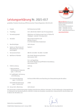 Download: SLR L 200-20 20x3 D400 ST oder VA Längsstabrost