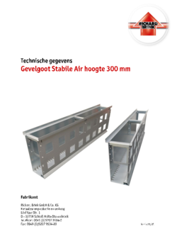 Download: Drainagegoot Stabile Air 300 mm
