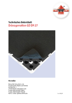Download: Drainagematten GD DM 27