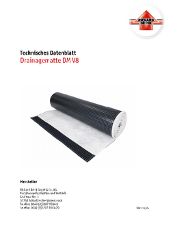 Download: Drainagematte DM V8
