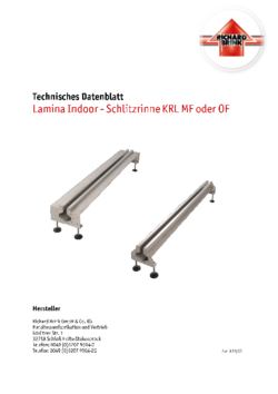 Download: Schlitzrinne Lamina Indoor