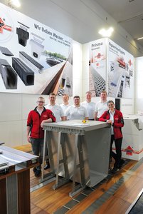 Visitors to the trade fair stand were able to gain a good understanding of the FerroMax, which stood out in particular due to its impressive size.