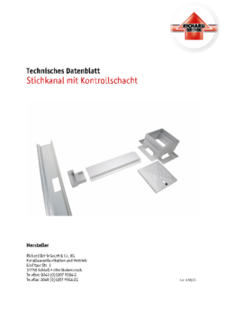 Download: Stichkanal mit Kontrollschacht