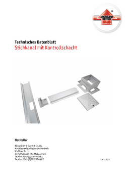 Download: Stichkanal mit Kontrollschacht