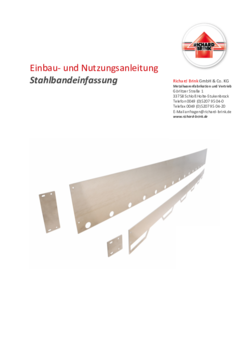 Download: Stahlbandeinfassung