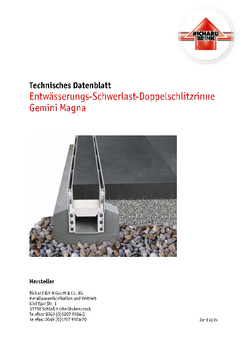 Download: Entwässerungsrinne Gemini Magna