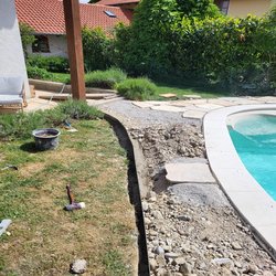 Beeteinfassung Ora verbaut von Gartengestaltung Fischer
