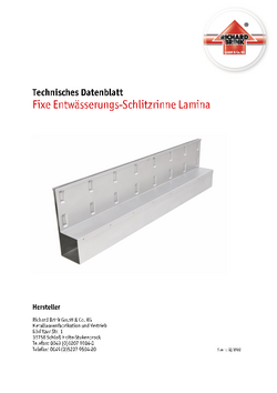 Download: Entwässerungs-Schlitzrinne Lamina