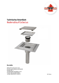 Download:  Bodenablauf Collectus