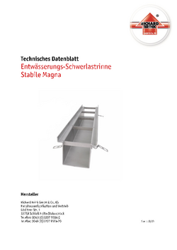 Download: Entwässerungsrinne Stabile Magna