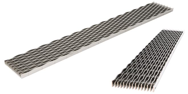 Designrost Legato aus Edelstahl