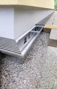 The Stabile Air façade channel from Richard Brink GmbH & Co. KG is characterised by its well-ventilated wall connection.