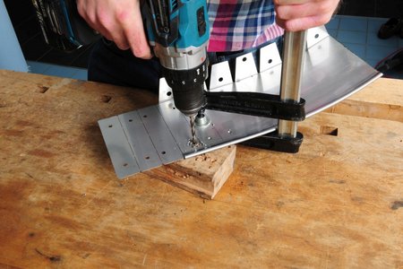 If segments have been shortened, craftsmen can drill new holes into either end to link the connectors.