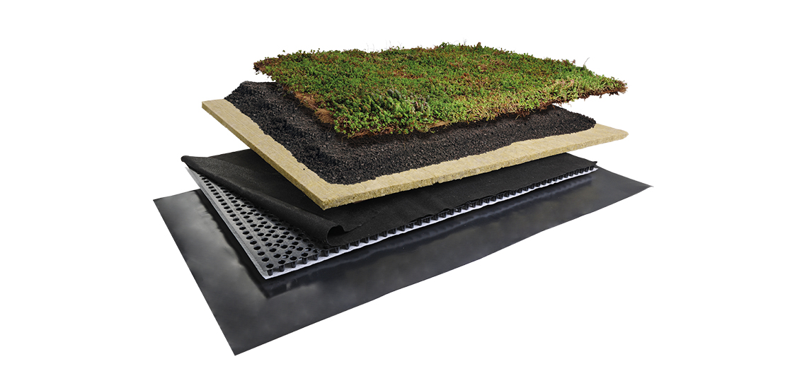 Green Roof Drainage Mat