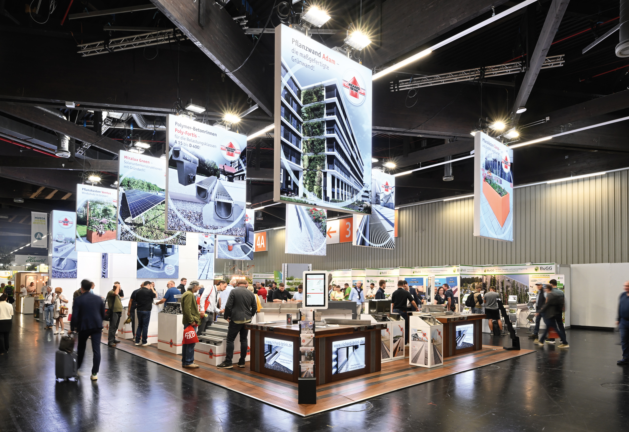 Auf der GaLaBau 2026 in Nürnberg präsentierte die Firma Richard Brink ihr vielseitiges Sortiment für den Garten- und Landschaftsbau.  Foto: Richard Brink GmbH & Co. KG